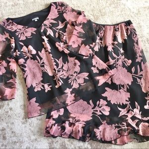 Believe Blouse and Skirt Matching Set size 10 12